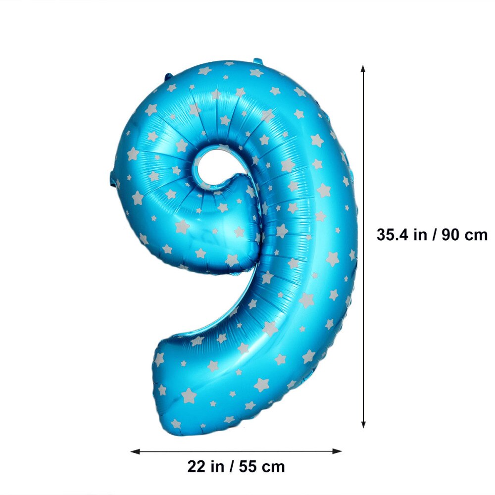 40 inch Thickened Helium Foil Balloons Birthday Number Balloons for Wedding Anniversary Decoration