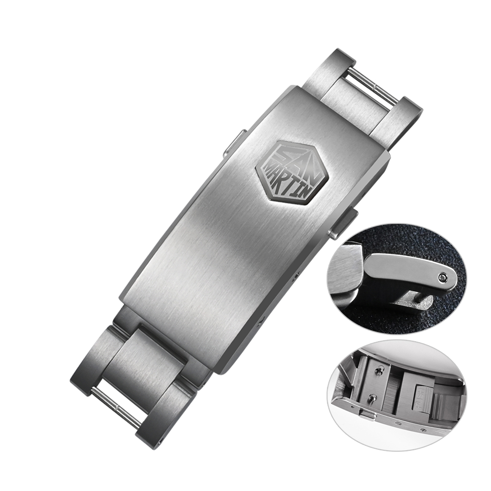 San Martin-Fermoir réglable pour bracelet de montre, non universel, modèle spécifié de 16mm: P12 / 613