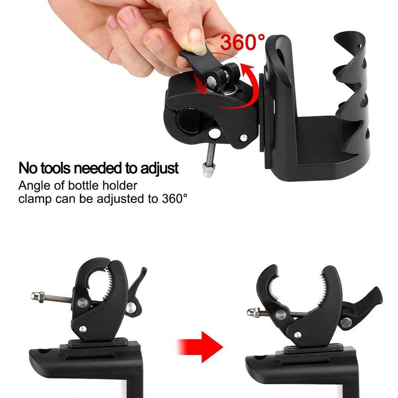 Portavasos Universal para cochecito, portabebés acoplable para cochecito de bebé, cochecitos de bicicleta, bicicleta, bicicleta de montaña y W