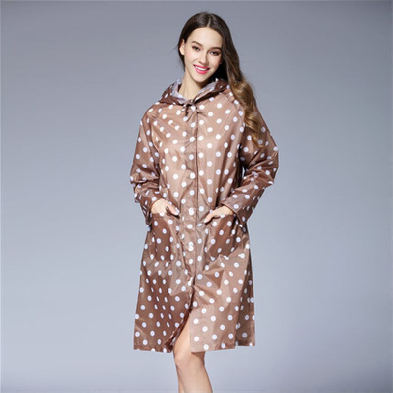 Dot Lady Polyester Regenjas Impermeable Volwassen Grandado