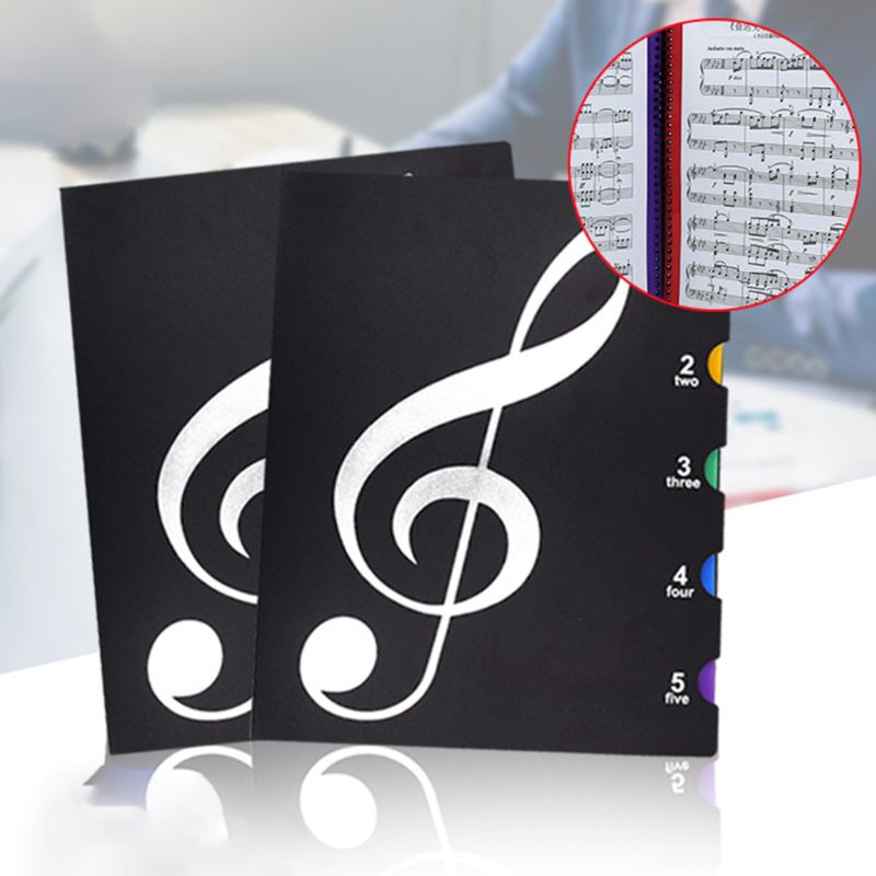 A4 Music Book Folders Piano Multi Function Score Practical File Holder