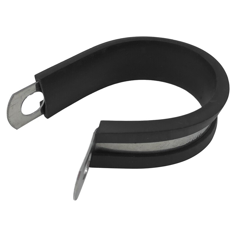 20Pcs 5/4Inch Cable Clamps Stainless Steel Rubber Cushion Pipe Clamps Assorted In for Hose.Cable.Car.Ship