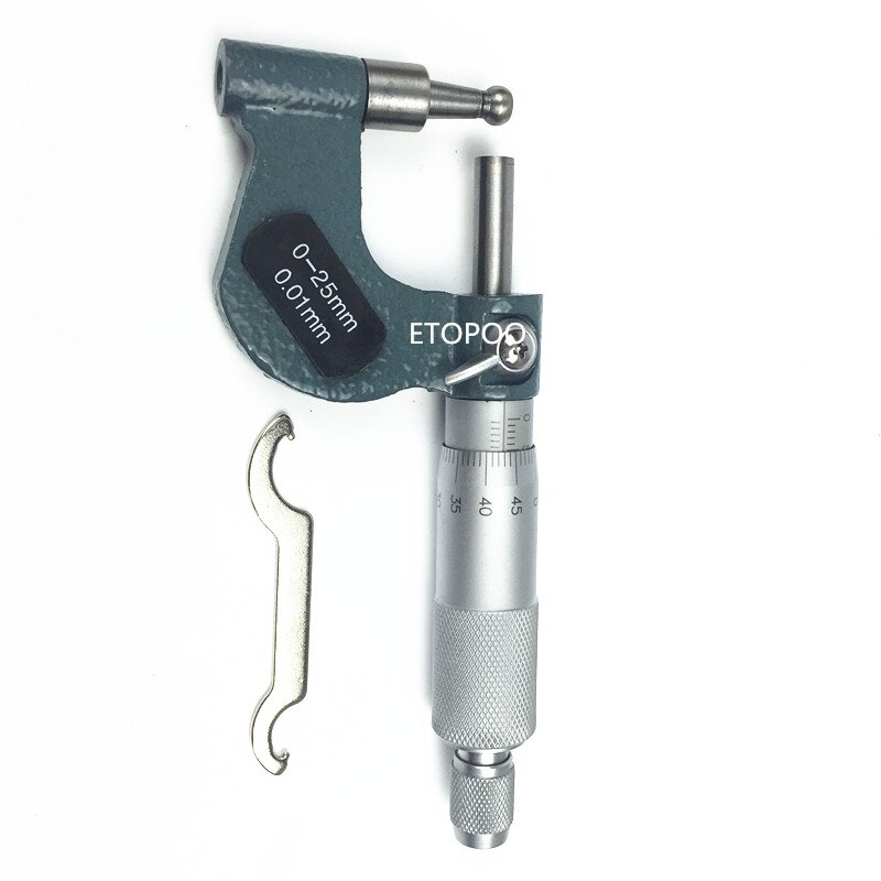 0-25mm Rohr Mikrometer dicke mikrometer mit trommel kopf Zauberstab rohr dicke-Sauerei werkzeuge