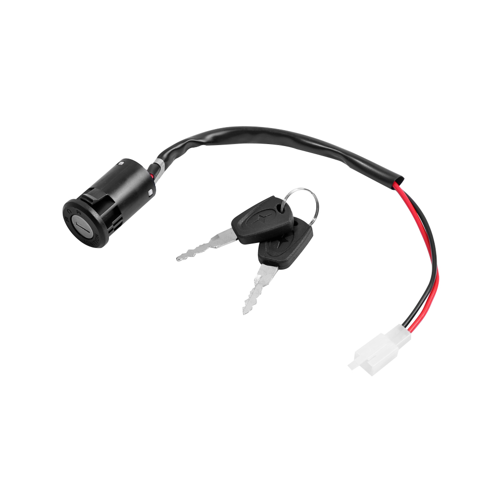 Universele Contactslot Elektrische Scooter 1 Set 2 Draden Op/Off Ontsteking Toetsen Met Draad Driewieler Voertuig Montage kit Onderdelen