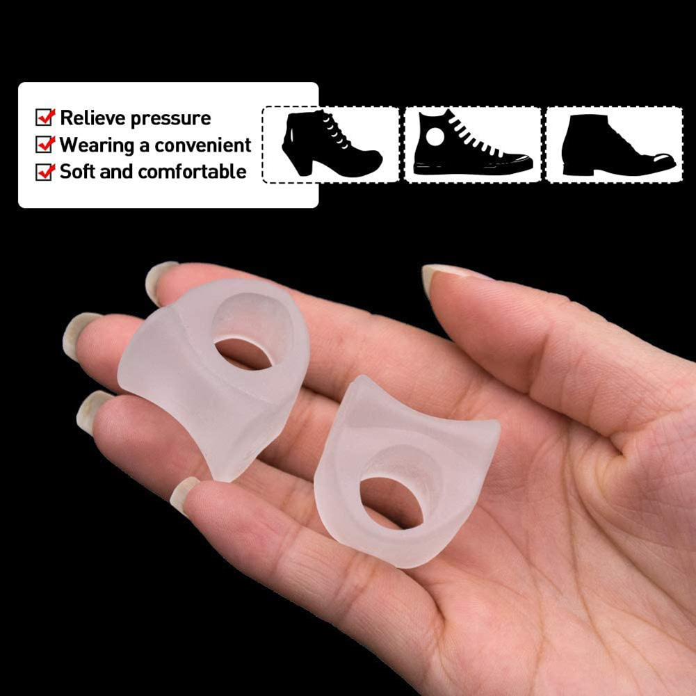 1-10 Pairs Silikon Zehen Separator Bunion Knochen Ektropium Teller Toes Außen Appliance Fuß Pflege Werkzeuge Hallux Valgus Corrector