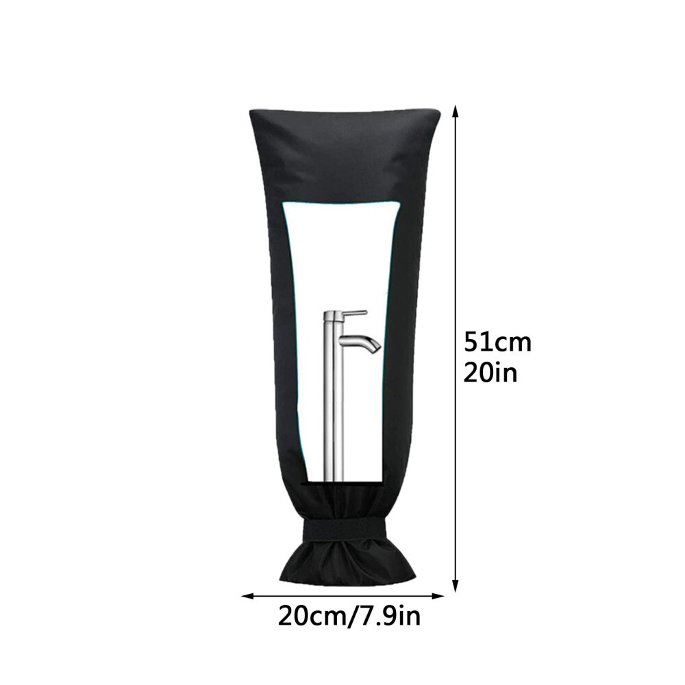 Outdoor Reusable Insulation Pipe Covers For Outside Antifreeze Cover Tap Protector Tool Heat Preservation Winter Double Layer