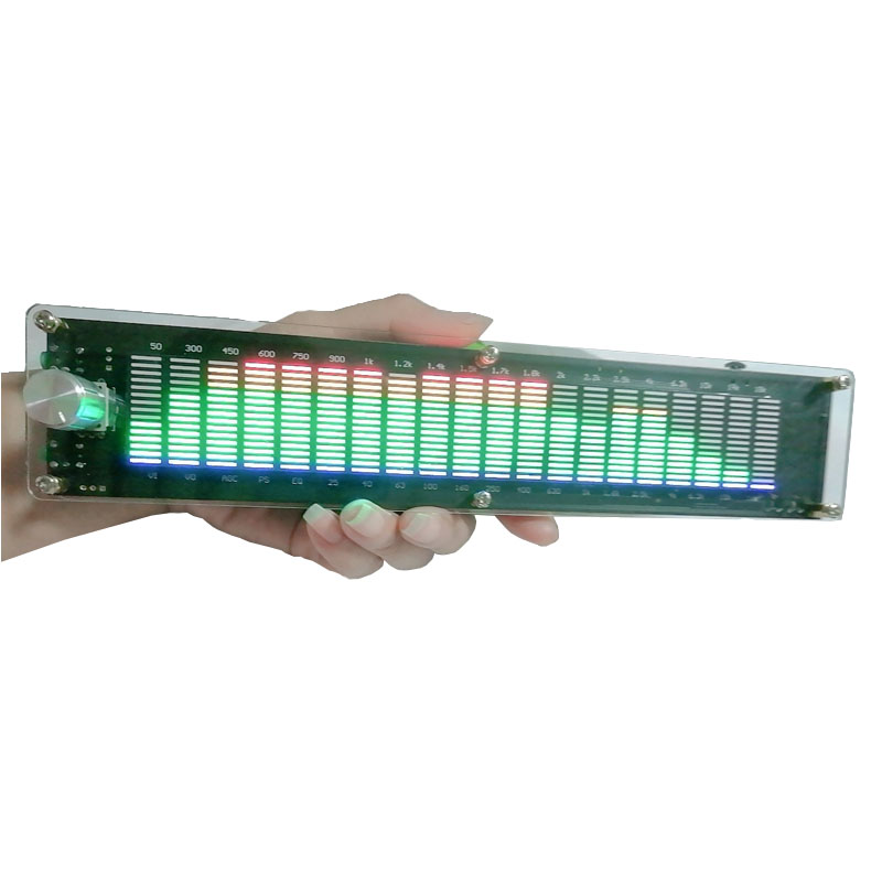 Equalizzatore DSP EQ Pickup Ritmo Spettro musicale LED Indicatore di livello audio Amplificatore VU Meter per lampade d'atmosfera per luci auto