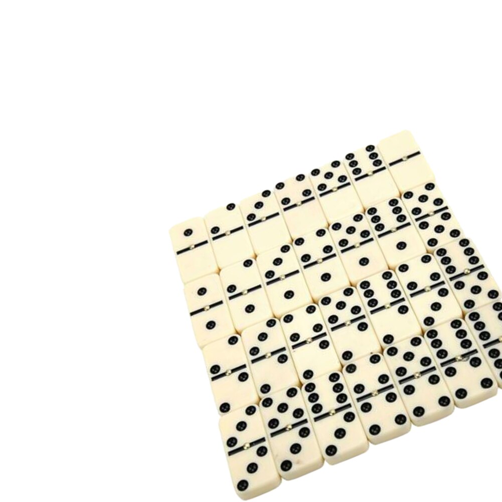 28Pcs Entertainment Dubbele Zes Blokken Schaakspel Met Doos Domino Set Reizen Draagbare Traditionele Klassieke Speelgoed Dot Grappig