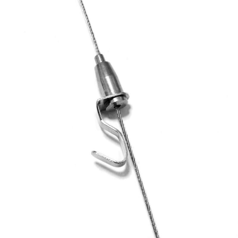 TXXATX 8 Pièces Kit de Suspension 1,5mm x 1,5 m Ajustable Cable Suspension Corde en Acier Inoxydable à Suspendre Câble Métallique Fixation pour Plafonnier à Panneau LED TXXATX 8 Pièces Kit de Suspension 1,5mm x 1,5 m Ajustable Cable Suspension Corde en Acier Inoxydable à Suspendre Câble Métallique Fixation pour Plafonnier à Panneau LED