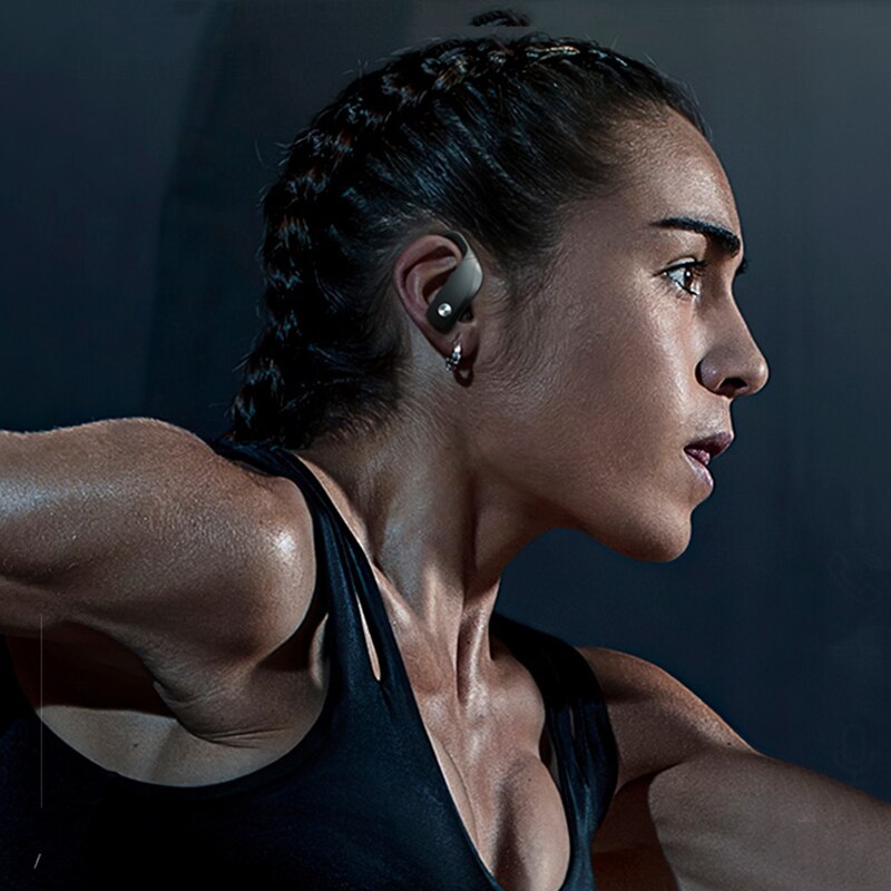 Bluetooth bezdrôtové slúchadlá skutočné bezdrôtové stereo slúchadlá basové slúchadlá handsfree mikrofón slúchadlá mobilného telefónu na športové cvičenie