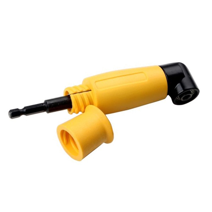 90 Graden Haakse Extension Driver Boren 1/4 Hex Haakse Boor Socket Houder Voor Hand Elektrische Boor Wrench tool