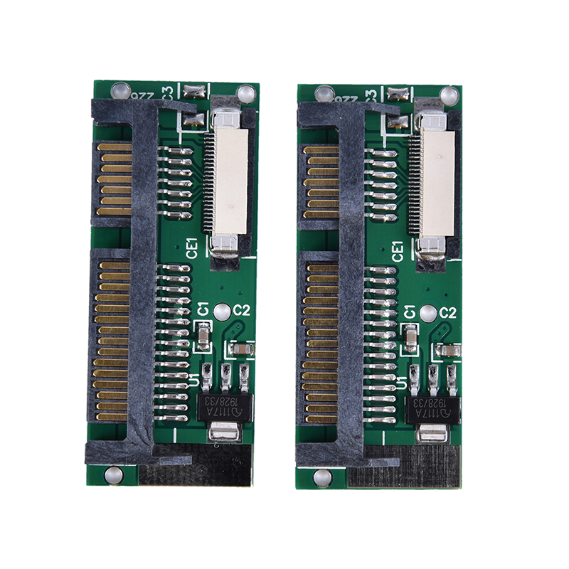 1pc 24-Pin ZIF to SATA Adapter Converter Connector Card