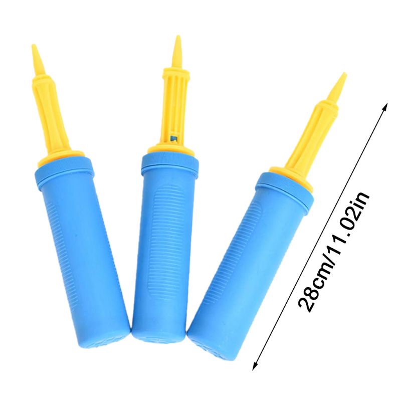 3pcs/set Hand Push Balloon Pump Manual Inflator for Filling Inflatable Balloons toys