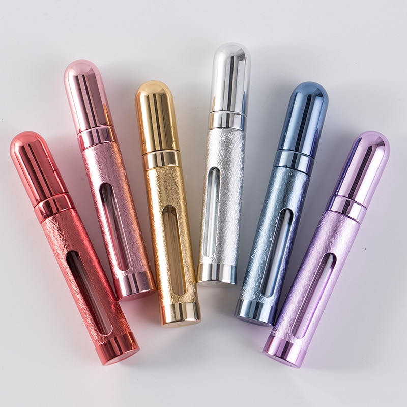 12ML Mini Travel Refillable Bottles Perfume Atomizer Portable Scent Pump Sprayer Liquid Cosmetic Dispenser