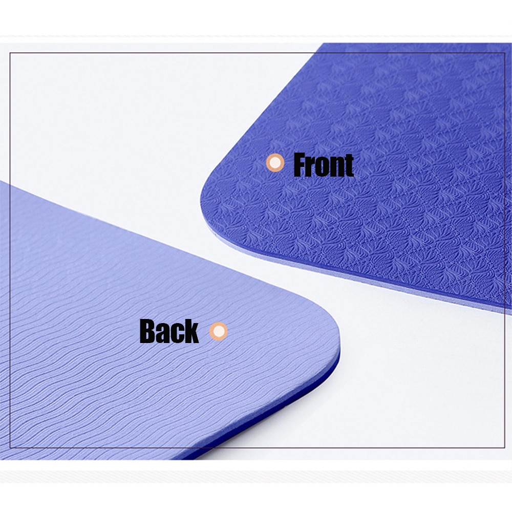 Halkfria yogamattor smaklösa pilates gym träning fitness matta vardagsrum gym matta träningsmattor för nybörjare esterilla yoga  d30