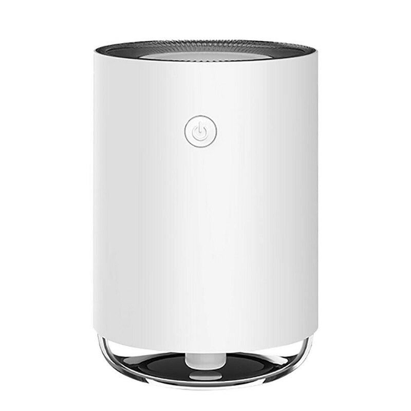 Diffuser Aromaterapia Luchtbevochtiger Aroma Essentiële Olie Mist Maker Met Led Lamp Usb Fogger Voor Home Office Auto Woonkamer: white