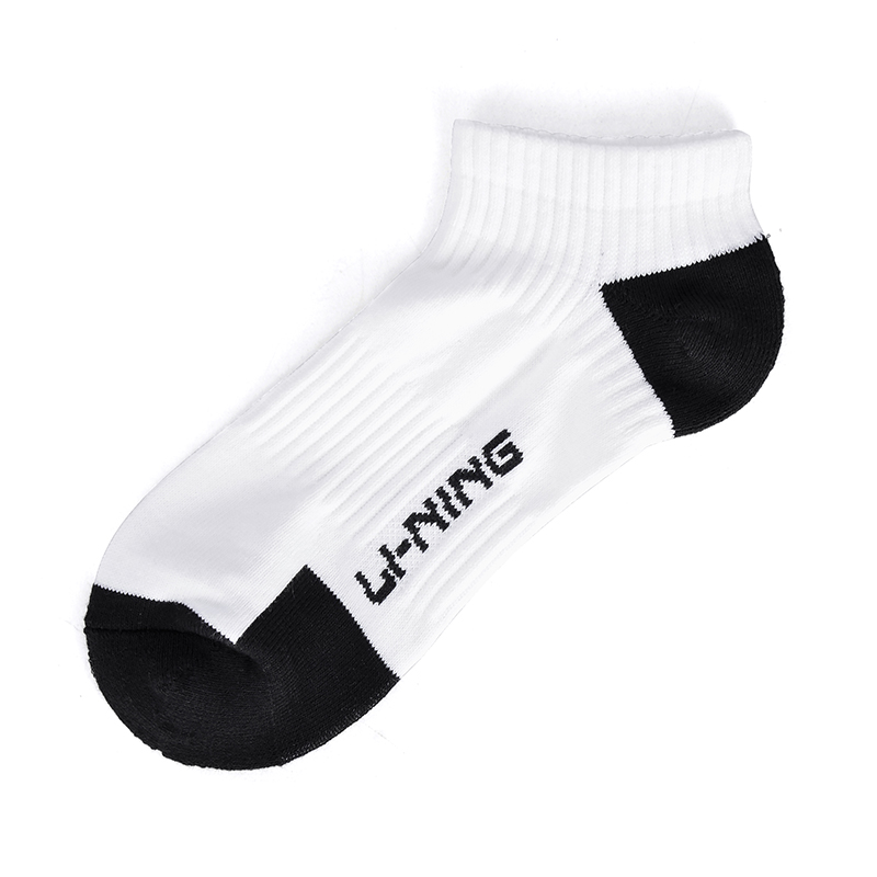 Li-Ning Unisex Training Serie Sport Sokken 24-28 Cm 58.7% Katoen 39.2% Polyester 2.1% Spandex Voering Sport sokken AWSP306 NWM466