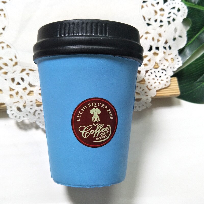 Squishy mignon doux Pu lente rebond Simulation mousse décompression tasse à café amusant adulte enfants presser jouets: QZY8109-2