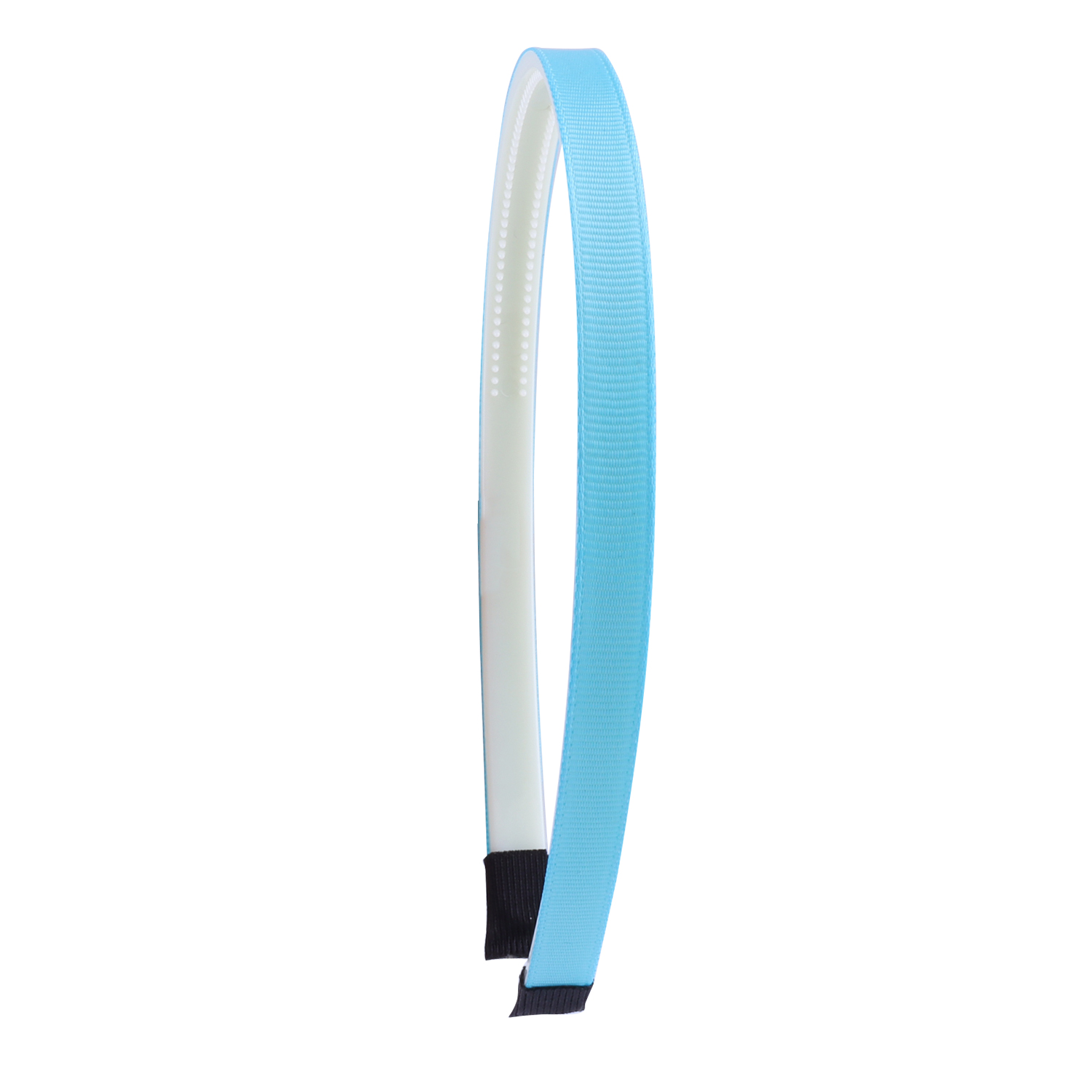 Grosgrain Lint Hoofdbanden Voor Ambachten Plastic Hoofdbanden Met Tanden Effen Kleur Haarband Vlakte Meisjes Hoofdbanden Haaraccessoires: Black