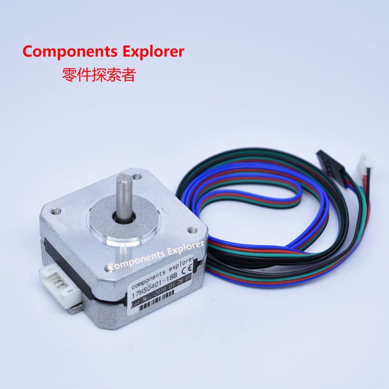 Nema17 pancake stepper motors,22mm boday length 17HS0401-18B