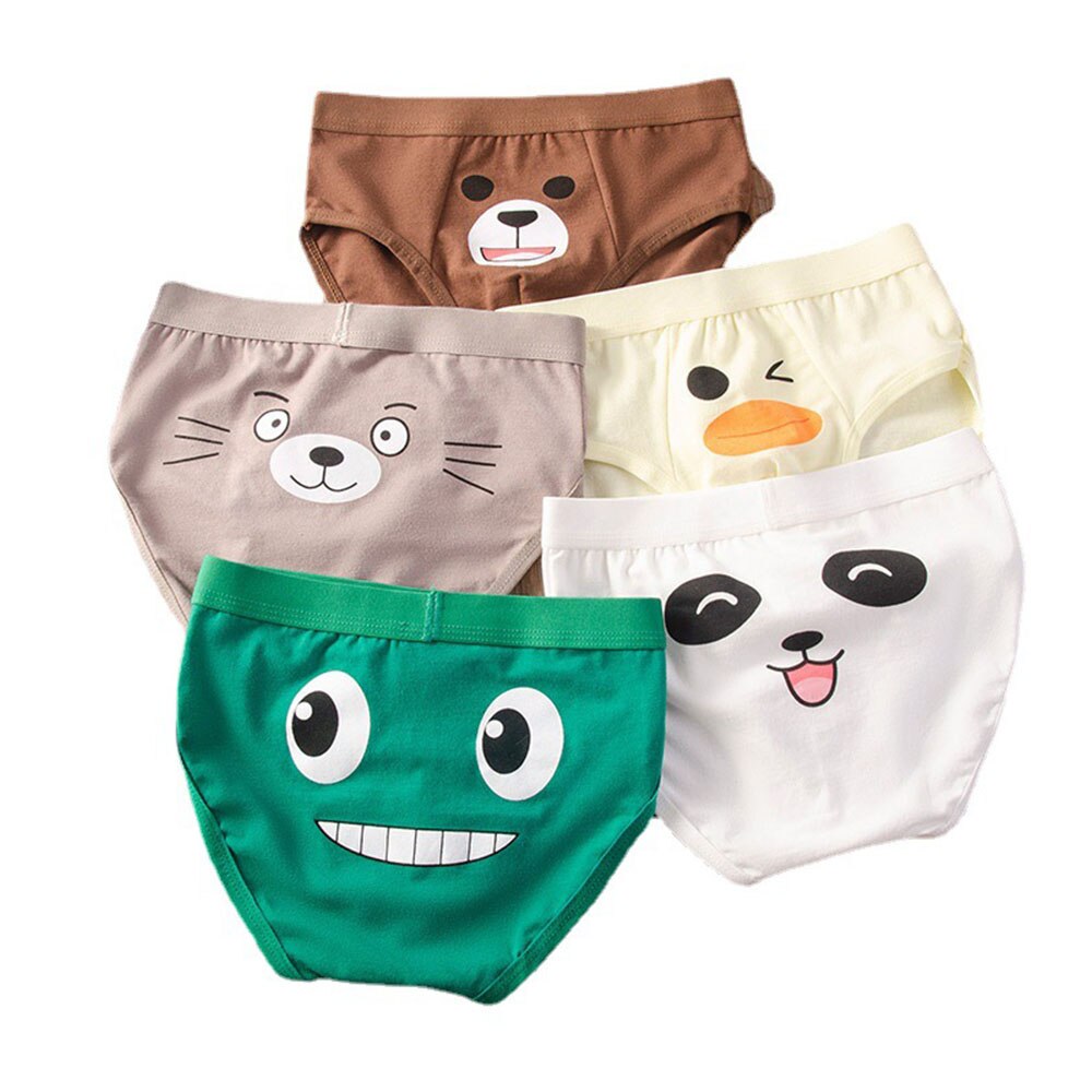 Ragazzi mutandine cotone intimo pantaloncini bambini slip abbigliamento bambini pantaloni 5 pz/lotto