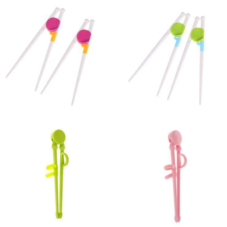 1 Pair Multi Color Cute Learning Training Chopsticks For Kids Children Chinese Chopstick Learner