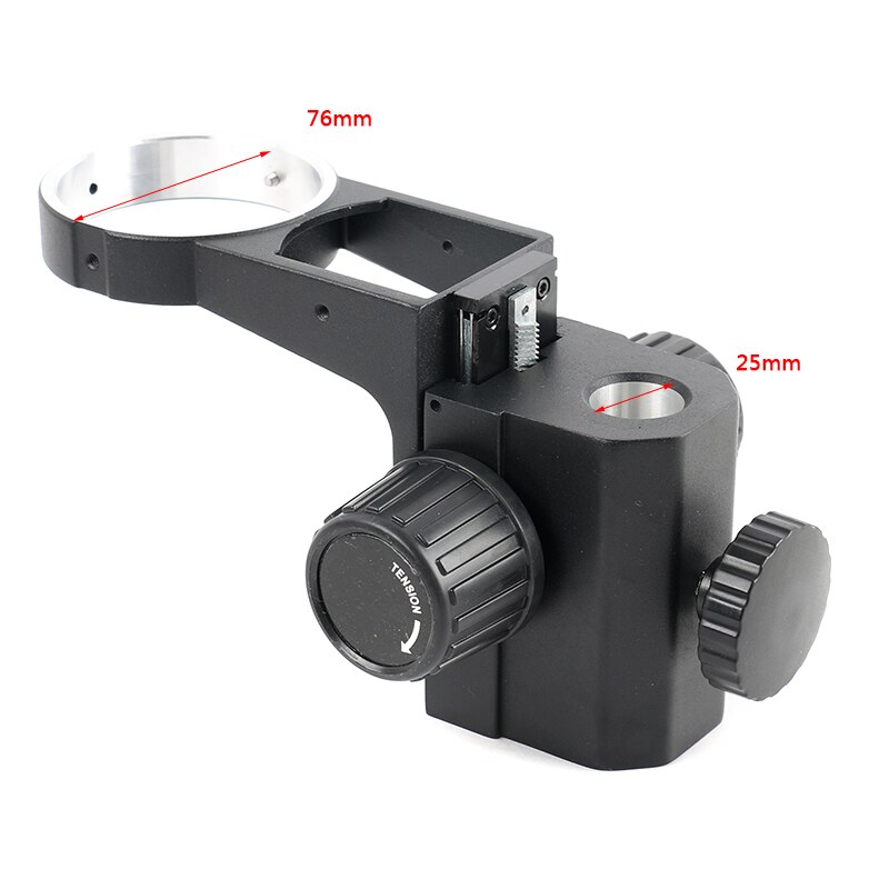 Big Size Lab Industrial Stereo Microscope Adjustable Stand Focusing Bracket 76mm Ring Holder For Binocular Trinocular Microscope