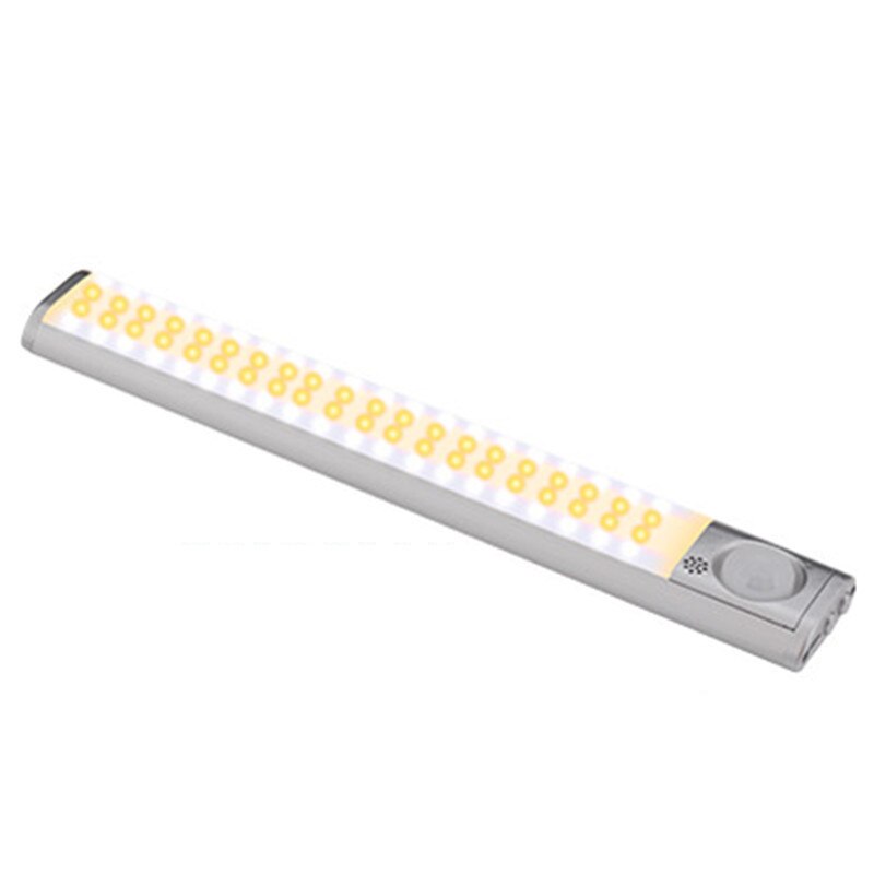 Lâmpada de parede armário luz 80led/120 luzes led pir sensor movimento luz armário armário noite lâmpada backlight: 20cm Simple