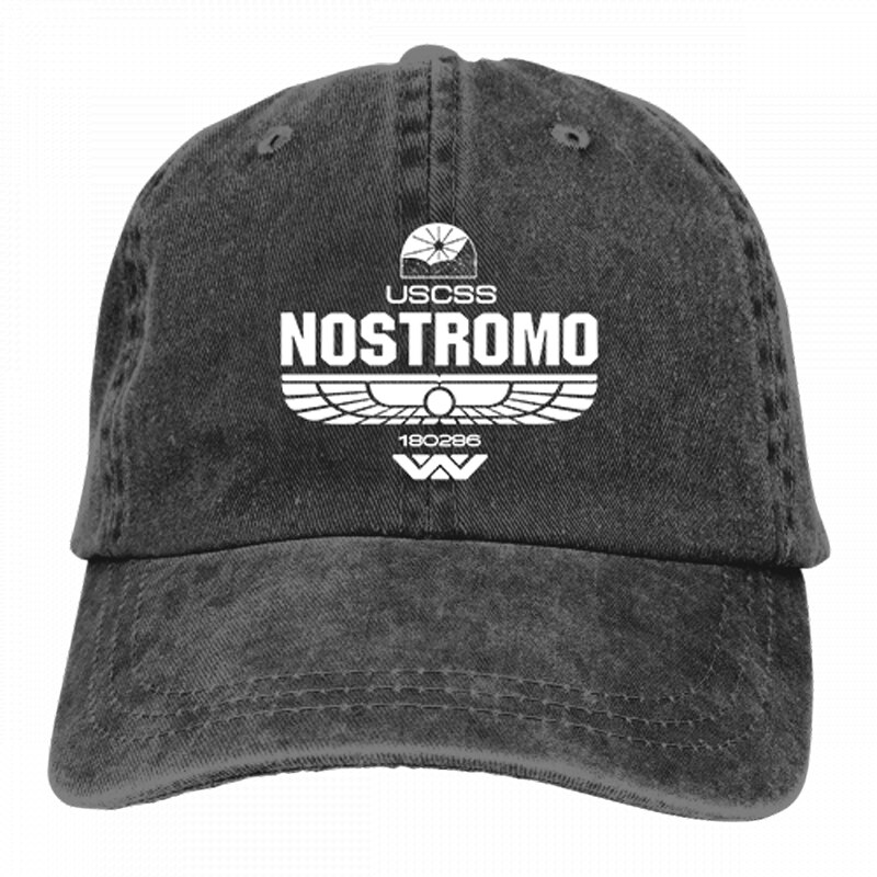 USCSS Nostromo Unisex Soft Casquette Cap Hat Vintage Adjustable Baseball Caps: 13