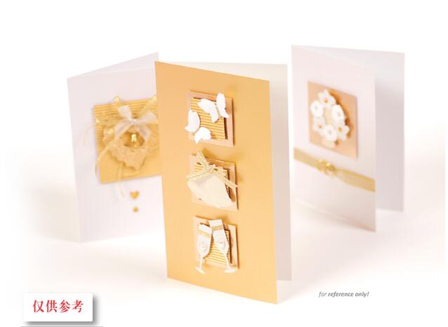 Eno Greeting complete scrapbooking diy card kit for beginner kids craft diy card making kit 6 cards and 6 envelopes: SKC08