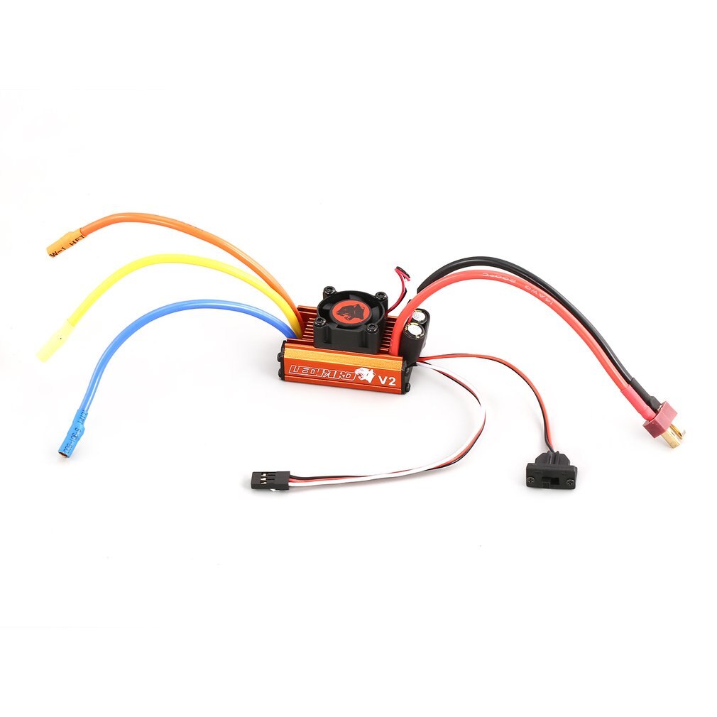 SKYRC SK-300042-02 9T 4370KV Brushless Motor 60A Brushless ESC Programming Card Combo Set for 1/10 RC Car Truck