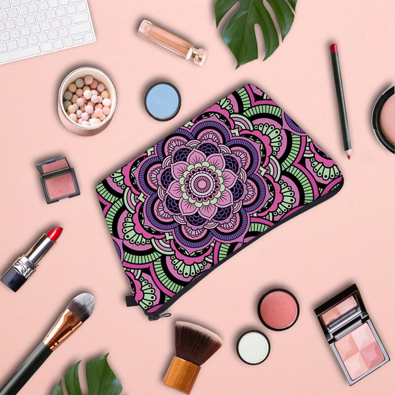 Jom Tokoy Water Resistant Makeup bag Printing Mandala Cosmetic Bag Organizer Bag Women Multifunction Beauty Bag hzb968