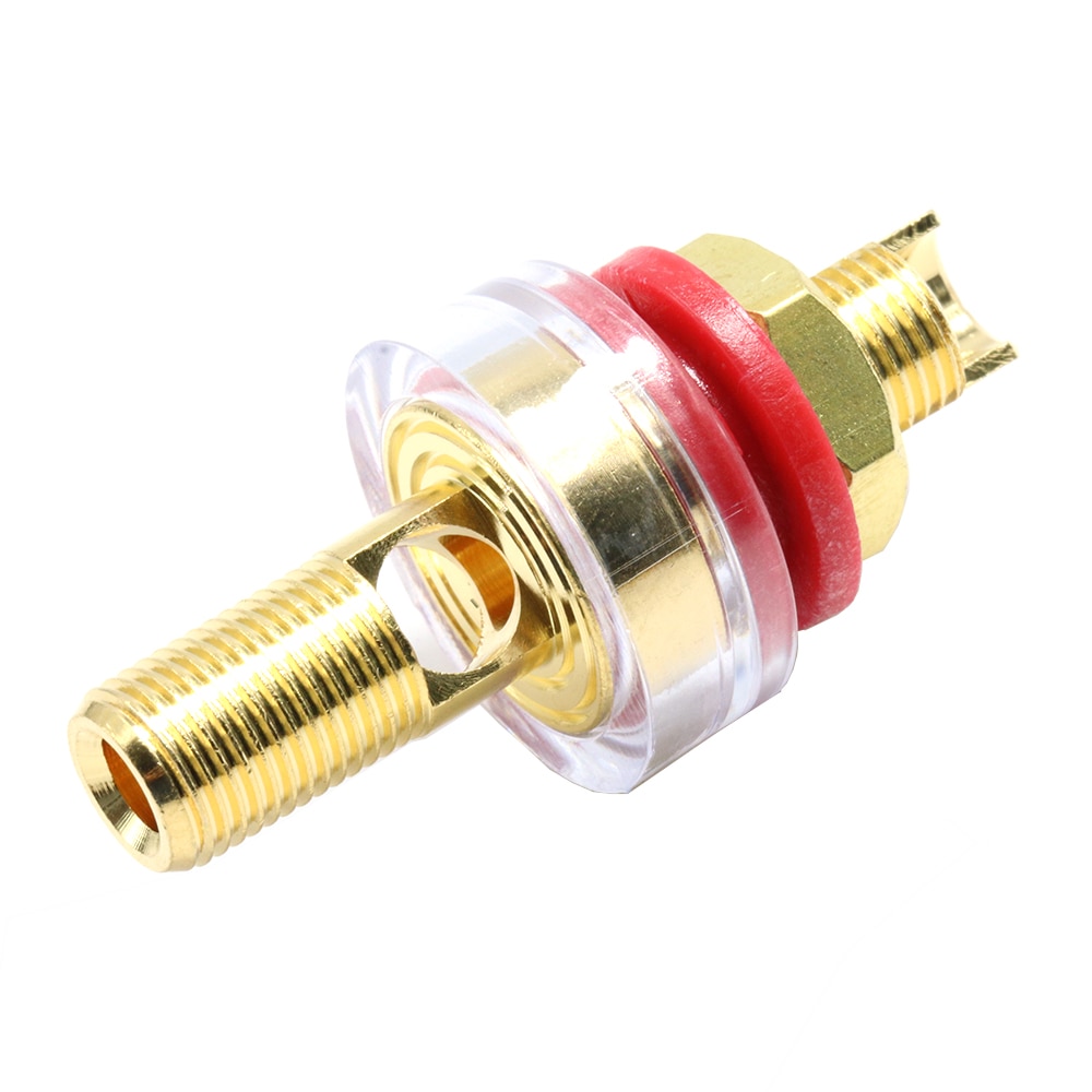 2pcs CMC-858-S-CU-G High End Binding posts,banana Plug Socket Connector ,Amplifier Speaker Cable Terminal Binding post