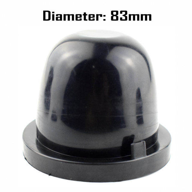 Tapas de goma para faros delanteros de coche, cubierta de polvo Led para Nissan S14 Chrysler Town Country H7 H4 Hi, luz de haz bajo, dos tamaños 65MM 83MM 1 Uds.: 1pcs 83mm
