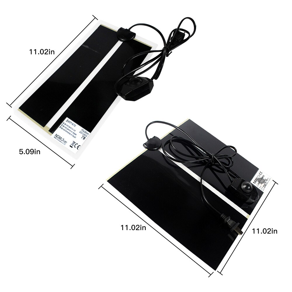 Alfombrilla de calor para Reptiles y terrarios de 220V, almohadilla de calor ajustable para escalada de mascotas, almohadilla térmica para calentar la temperatura, herramientas para incubar mascotas