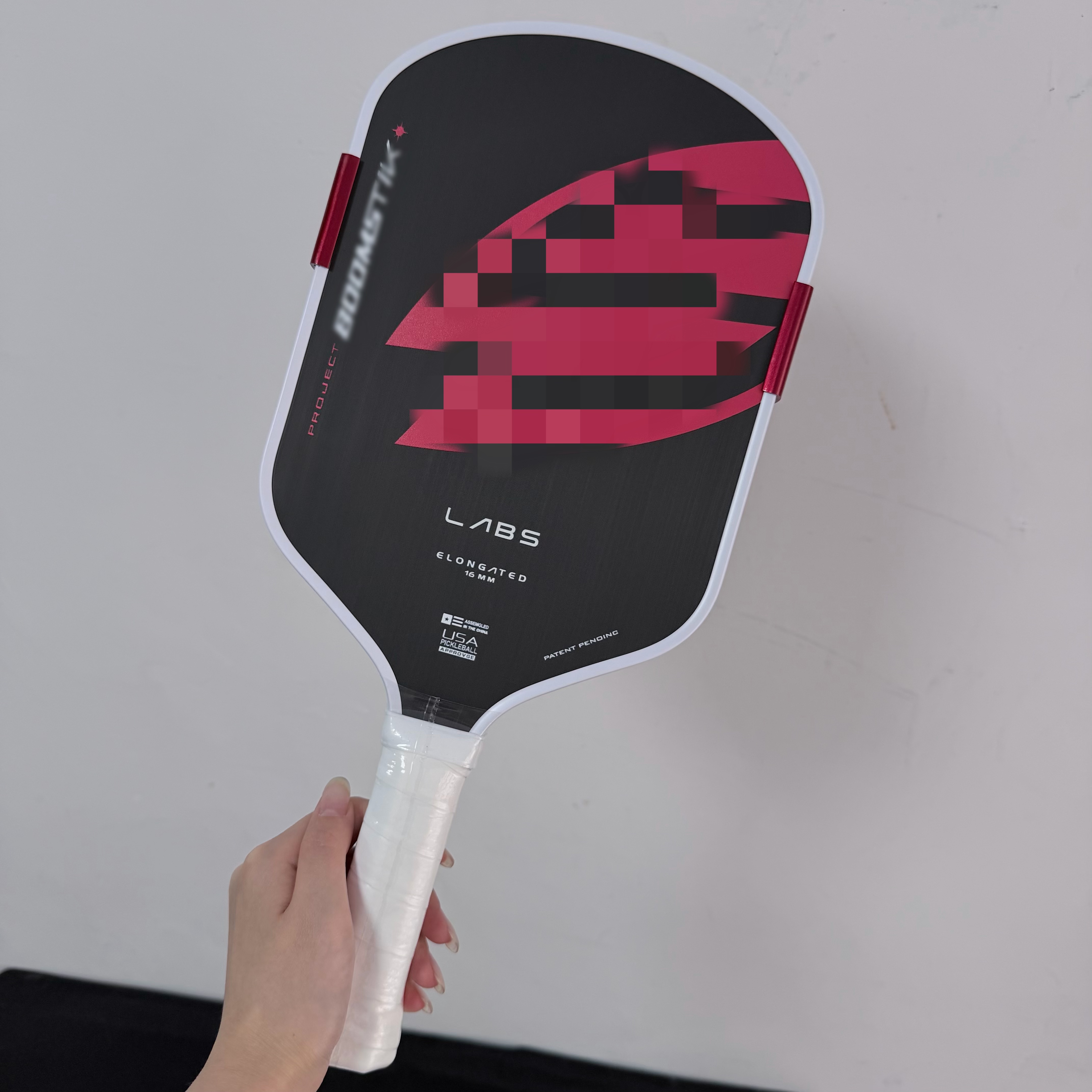 LABS Project Boomstk Elongated Pickleball Paddle 16mm Boom Core Racket Pure Foam Paddle