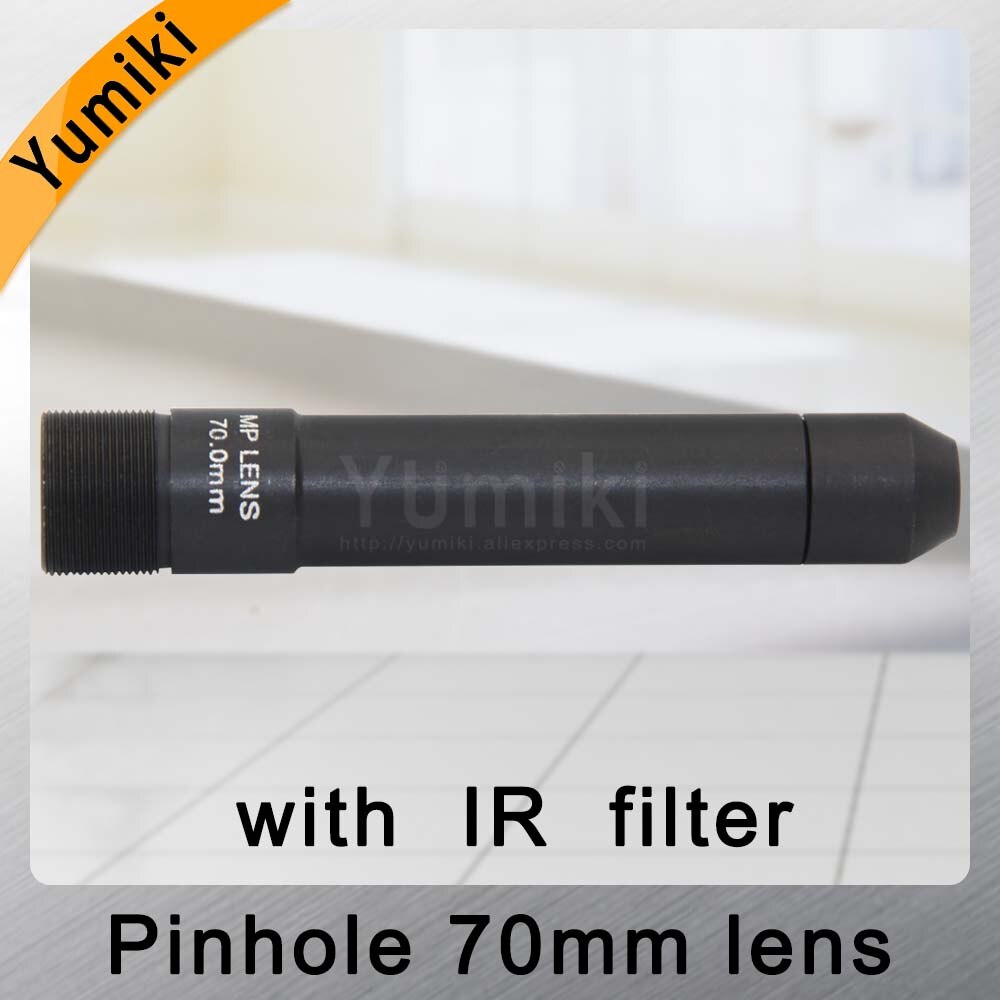 Objectif yumiki  hd 2.0 mégapixels, 70mm sténopés, objectif de caméra de vidéosurveillance, ,m12 montures, format d'image 1 " et , f1.6,  iris fixes