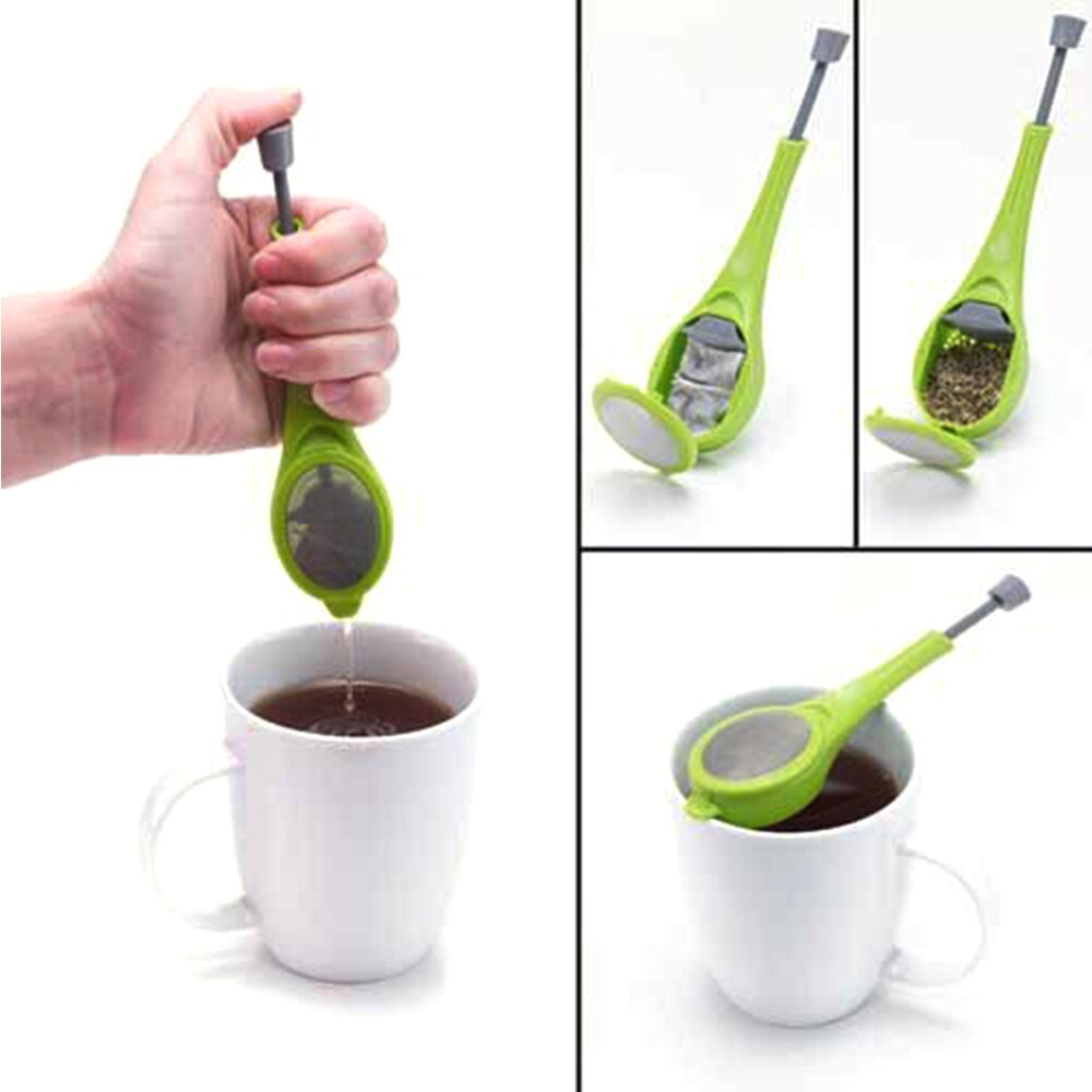Sunn matte karakter smak Total te infuser duppeditt måle virvel bratt røre og trykk plast te og kaffe sil te filter