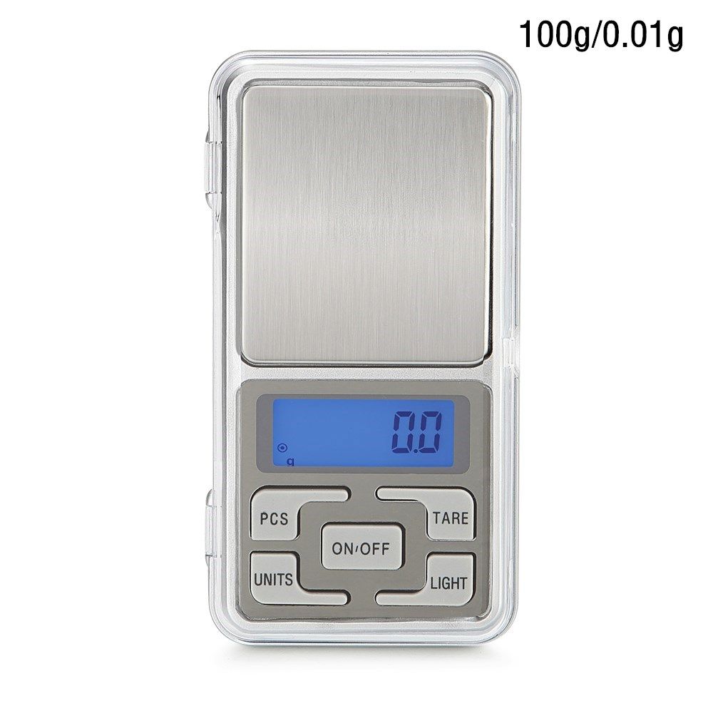 Backlight Gram High Accuracy Kitchen Mini Scales Pocket Scale Jewelry Electric: 100g-0.01g