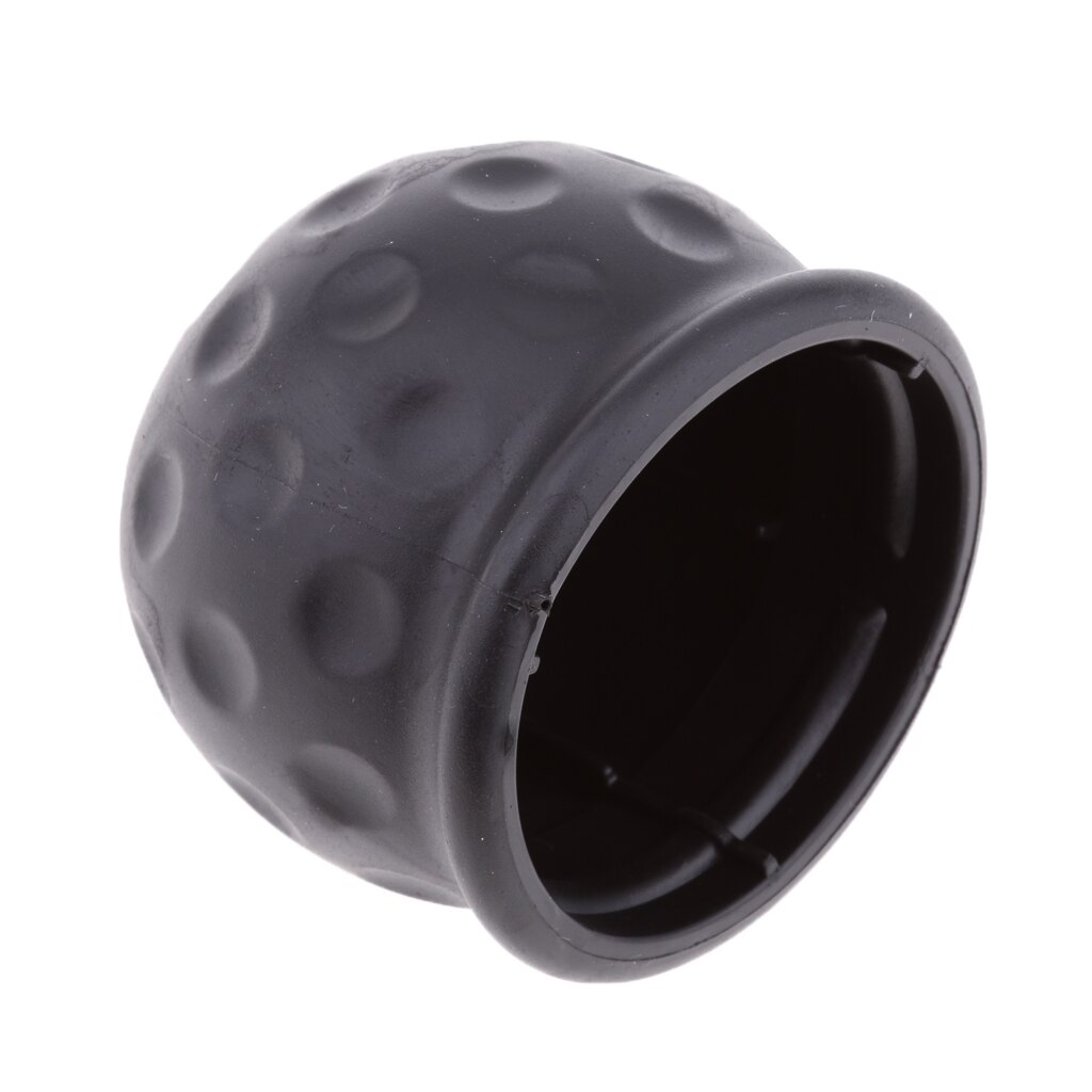 50mm Auto Anhängerkupplung Towball Kunststoff Kappe Schlepptau Ball Abschleppen Schutzhülle Schwarz