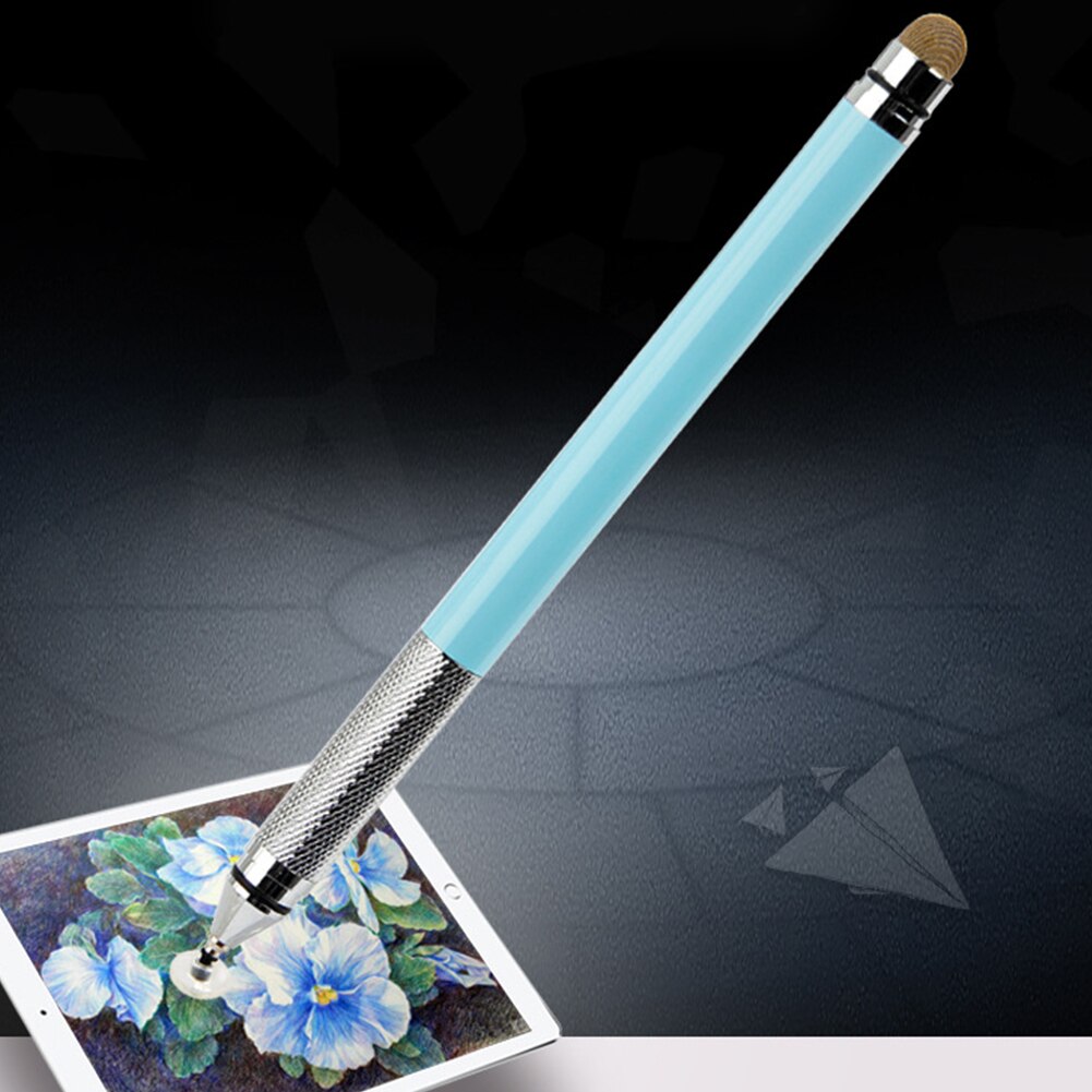 Schrijven Touch Screen Metalen Stylus Pen Zuignap 2 In 1 Universele Multipurpose Capacitieve Draagbare Kantoor Glad Tekening
