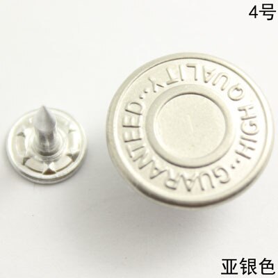 20pz jeans bottone in vita senza chiodo senza cuciture bottone in denim in metallo bottone in vita staccabile accessori per il cucito tutto&#39;ingrosso: P