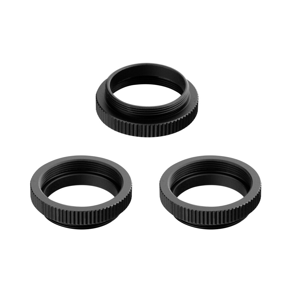 3PCS Metal 25.4mm Thread C/CS Lens Mount Adaptor 5mm C to CS Mount Adapter Aluminum Converter Ring for Security CCTV Camera