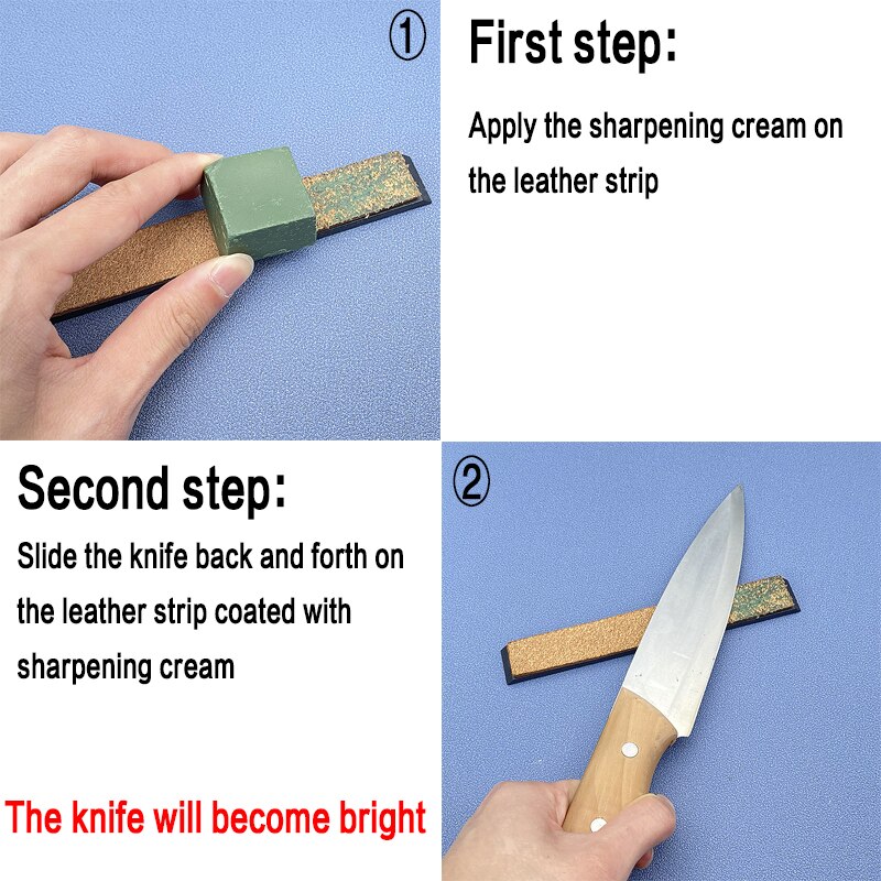 Sharpened leather knife sharpener Compound Grinding Knife Paste Sharpening wax grinding polishing Leather machine Honing Strop