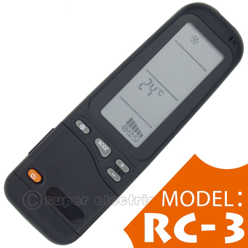 Control remoto de aire acondicionado para Airwell Electra RC-3 RC-4 RC-7