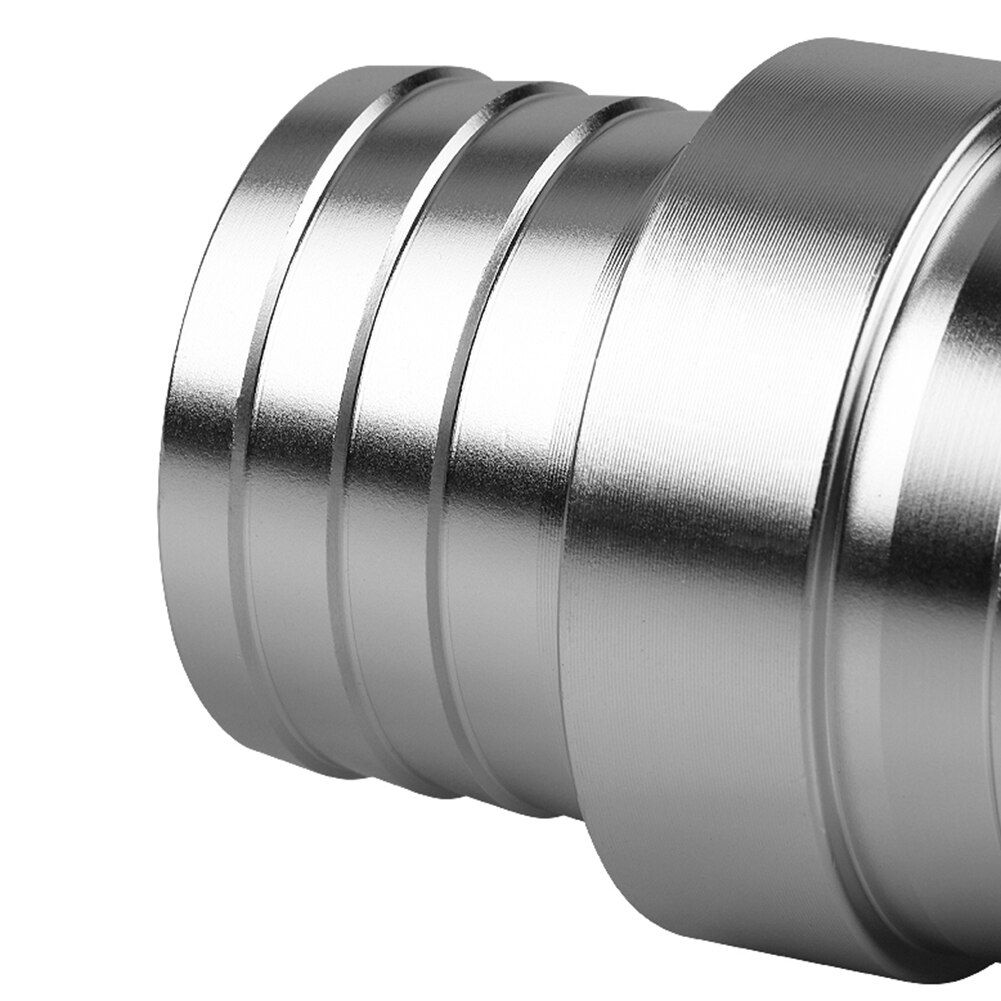 1-1/2 to 1-3/4 inch Billet Aluminum Top Radiator Hose Barb Coupler with 1/8 inch NPT Port Steam Tube Adapter for LS Swap