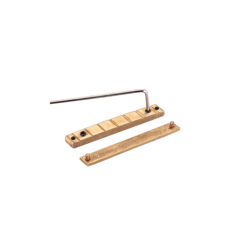 50mm Guitar Brass Bridge Nut for 7 String Electric Guitar with Wrench