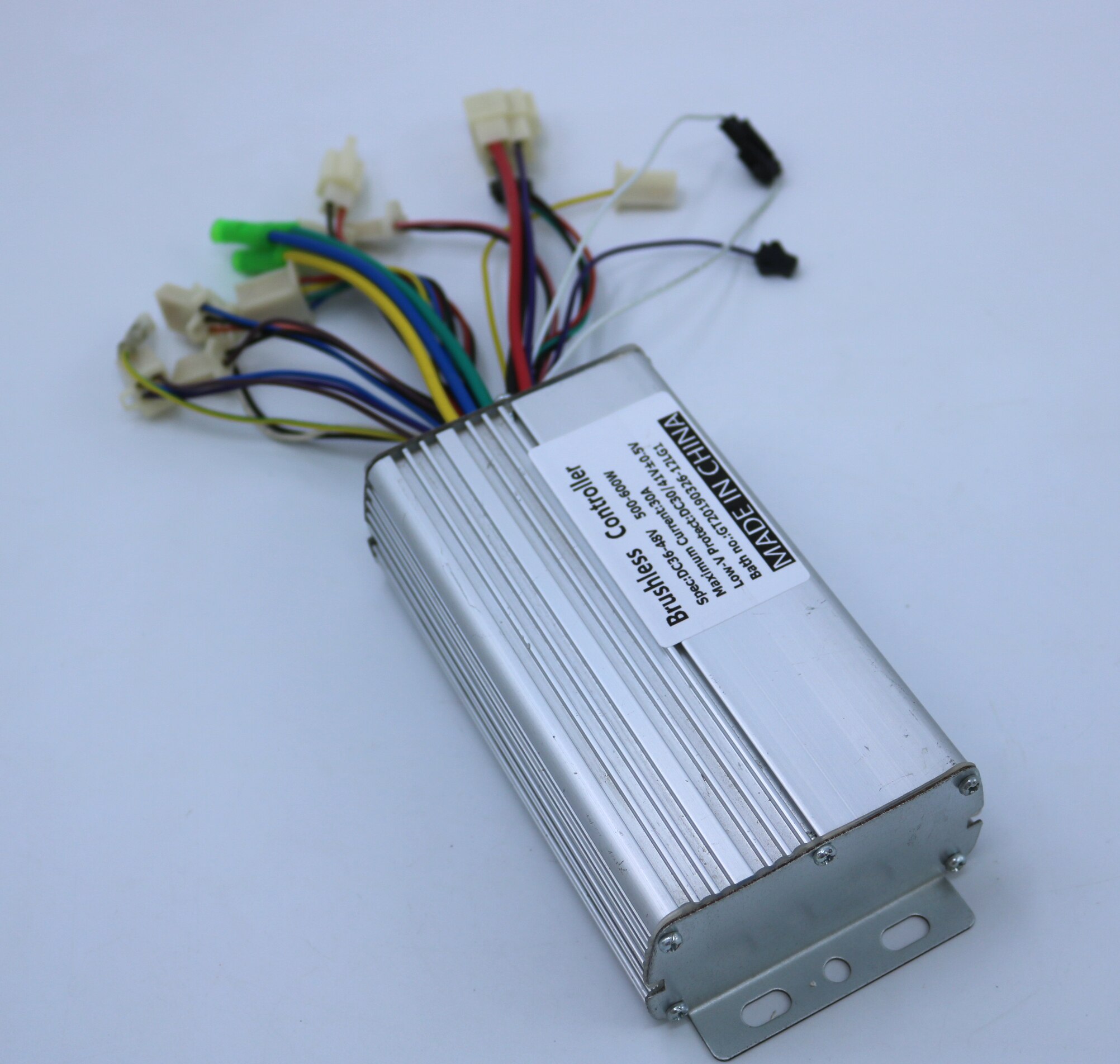 Controlador de velocidad sin escobillas para bicicleta eléctrica, 36V/48V, 500W, 600W, Sensor/sin Sensor, 36V/48V, 500W