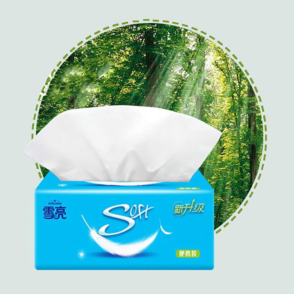 Spot-myynti 1 pc alkuperäistä sellupaperia 4- kerrosta pehmeät lautasliinat kotitalouksien puhdas wc-paperi paperipyyhe