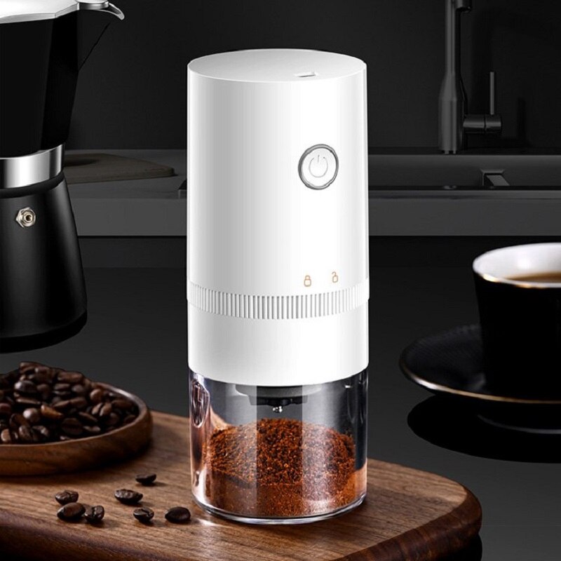 KATA Electric Coffee Grinder Automatic Beans Mill Portable Espresso Machine Maker for Cafe Home Travel USB Rechargeable